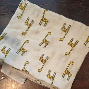 Giraffe Print Baby Swaddle